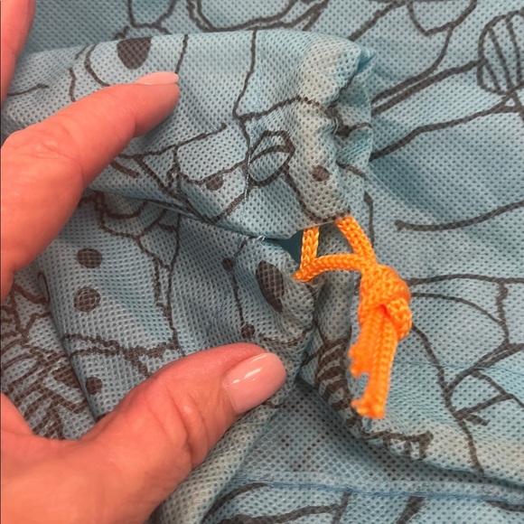 Jellycat London Teal Drawstring Dust Bag large 23x15.5” inches - Picture 9 of 10